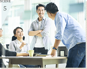 ゆっくりおしゃべりや読書を楽しむ空間